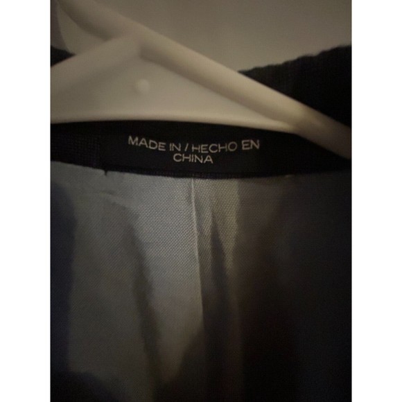 Nautica Blazer Boys Size 18R Youth Jacket Linen Blend Navy Single Breasted EUC - Picture 3 of 9